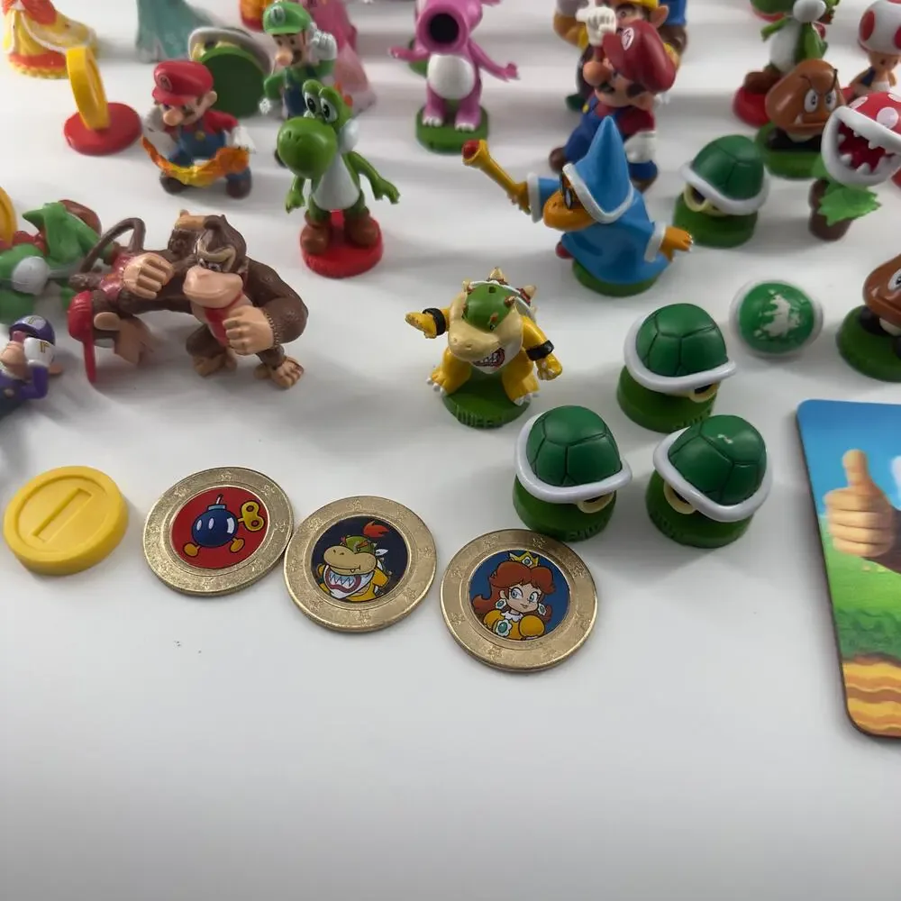 Nintendo Super Mario Figure Lot of 55| Yoshi, Mario, Peach, Luigi + More
